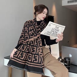 Khăn Choàng Cổ FD Cao Cấp, Khăn Choàng Cổ Chất Len Ép Mềm 8
