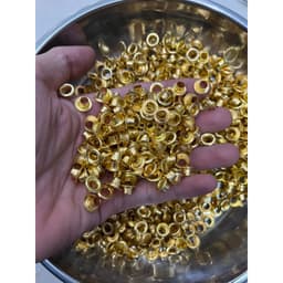 Khoen mắt cáo Ore 5mm bằng Sắt xi màu Vàng, Bạc Túi 1000 cái (Không long đền) 3