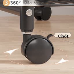 Giá Kệ Treo Quần Áo Decor Sang Xịn Tích Hợp Khung Treo Đồ, Móc Treo Mũ, Khay Để Đồ Tiện Ích. 3