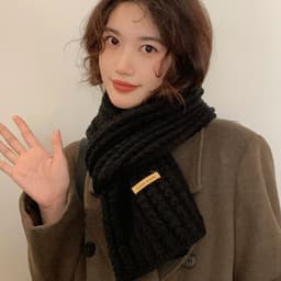 [Nowship2h] Khăn Choàng Cổ Len (Khăn Cashmere Len) Cao Cấp Giữ Ấm Mùa Đông - 40x180cm - Handmade - Mã LN004 5