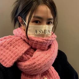 [Nowship2h] Khăn Choàng Cổ Len (Khăn Cashmere Len) Cao Cấp Giữ Ấm Mùa Đông - 40x180cm - Handmade - Mã LN004 6