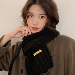[Nowship2h] Khăn Choàng Cổ Len (Khăn Cashmere Len) Cao Cấp Giữ Ấm Mùa Đông - 40x180cm - Handmade - Mã LN004 7