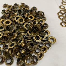 Khoen mắt cáo ore 8mm Sắt xi màu Vàng màu Bạc (Túi 400 khoen + 400 long đền) 8