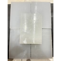 Thớt Nhựa Trắng PP dày 2cm dùng để kê đục làm đồ da, đồ thủ công, đồ bế da, kê chặt giày 2