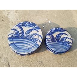 kỉ sứ, đôn sứ vẽ họa tiết sơn thủy giả cổ, kệ, kỉ trắng kê chậu cây, đồ dùng, đế kê bình hút lộc, lọ hoa 3