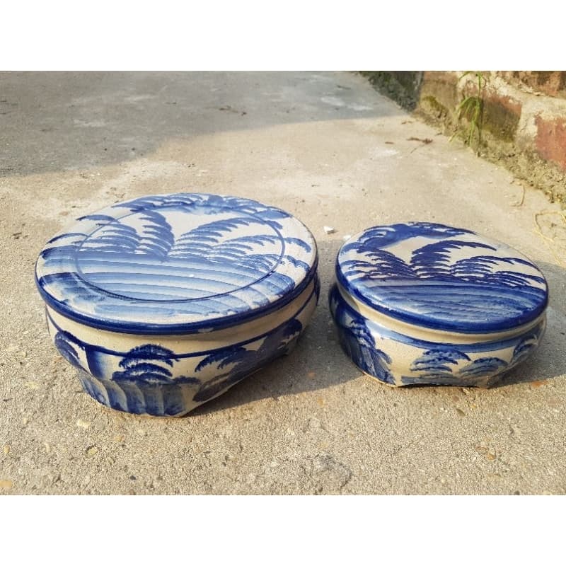 kỉ sứ, đôn sứ vẽ họa tiết sơn thủy giả cổ, kệ, kỉ trắng kê chậu cây, đồ dùng, đế kê bình hút lộc, lọ hoa