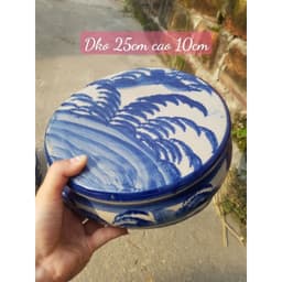 kỉ sứ, đôn sứ vẽ họa tiết sơn thủy giả cổ, kệ, kỉ trắng kê chậu cây, đồ dùng, đế kê bình hút lộc, lọ hoa 5