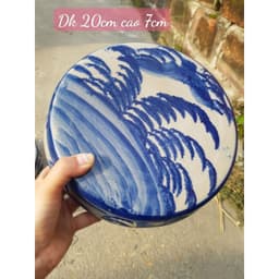 kỉ sứ, đôn sứ vẽ họa tiết sơn thủy giả cổ, kệ, kỉ trắng kê chậu cây, đồ dùng, đế kê bình hút lộc, lọ hoa 6