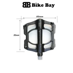Bàn đạp xe đạp, peldan xe đạp Bikebay 3 vòng bi kín hợp kim nhôm cao cấp Mã BDB 4