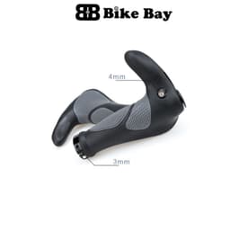 Tay nắm xe đạp, tay nắm xe đạp thể thao ( ĐỦ ĐỒ LẮP ) FULL CAO SU TÌ TAY SIZE TO CHỐNG MỎI mã TS03 3