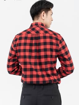 Áo sơ mi Nam dài tay -Sơ mi nam vải Cotton cà bông dày dặn DGCs - WASDBB04M 7