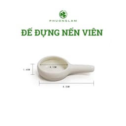 Đế đựng nến tealight bằng gốm sứ dùng cho đèn xông tinh dầu & bếp xông thảo mộc tiện lợi sang trọng 2