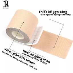 Cuộn Keo Dán Ngực 5cm Đa Năng Giúp Tạo Khe Siêu Tiện Dụng Nâng Đỡ Vòng 1 2