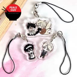 (mua 1 tặng 1) Giá đỡ Dây treo điện thoại manhua LOW TIDE IN THE TWILIGHT Đêm Bên Làn Nước BL chibi griptok acrylic 3