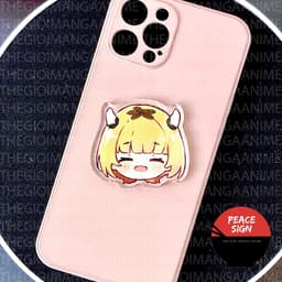 (mua 1 tặng 1) Giá đỡ dây treo điện thoại OSHI NO KO ĐẦU TO Đứa Con Của Thần Tượng anime chibi mica griptok pop 2
