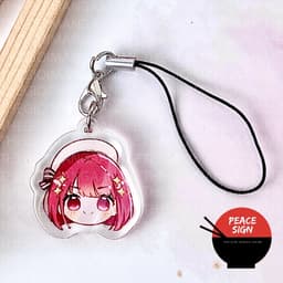 (mua 1 tặng 1) Giá đỡ dây treo điện thoại OSHI NO KO ĐẦU TO Đứa Con Của Thần Tượng anime chibi mica griptok pop 7