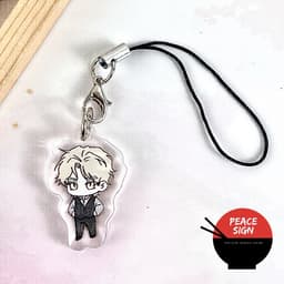 (mua 1 tặng 1) Giá đỡ Dây treo điện thoại manhua LOW TIDE IN THE TWILIGHT Đêm Bên Làn Nước BL chibi griptok acrylic 7