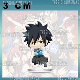 (mua 1 tặng 1) (3CM) Mô hình standee FAIRY TAIL ver ĐI Hội pháp sư tượng mica acrylic anime chibi trang trí 4