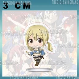 (mua 1 tặng 1) (3CM) Mô hình standee FAIRY TAIL ver ĐI Hội pháp sư tượng mica acrylic anime chibi trang trí 6