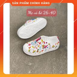 Giày lười nhựa su mềm Mẹ và Bé NATIVE  2024 đi mưa nắng , biển , du lịch , đi bộ êm chân 2
