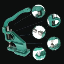 Máy + bộ cối và 100 khoen mắt cáo size 4mm, 5mm 1