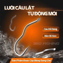 Thẻo Cước Lưỡi Tự Lật Chuyên Câu Rô Diếc Thẻo Câu Đài Buộc Sẵn Lưỡi Câu Cá Chất Lượng 8