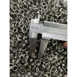 Khoen mắt cáo ore 6mm Bằng thau không gỉ Loại Mỏng Có long đền 3