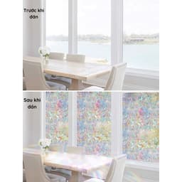 [MynHouse] Decal DÁN KÍNH, CỬA SỔ cầu vồng, cách nhiệt, chắn ánh sáng mặt trời và tia UV, có sẵn keo 4