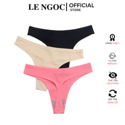 Quần Lót Lọt Khe Không Viền Chất Liệu Su Đúc Thông Thoáng Đáy Cotton Kháng Khuẩn 1