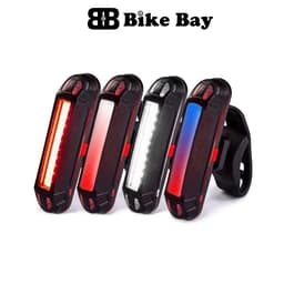 Đèn hậu xe đạp thể thao siêu sáng, Đèn led gắn trục pin liên tục 4-6h chống nước tốt - DH02 2