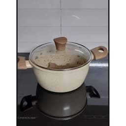 Nồi chống dính vân đá đủ size 20cm, 22cm, 24cm tay cầm chống nóng dùng cho mọi loại bếp 5