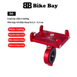 Giá đỡ điện thoại xe đạp, Giá treo điện thoại hợp kim nhôm cao cấp đa năng GTDTN 8