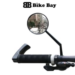 Gương xe đạp thể thao cổ dài, Gương cầu lồi xe đạp BẢN 8CM TO quay 360 độ linh hoạt, tiện lợi GX02 4