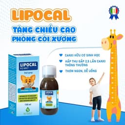 Canxi Sinh học LIPOCAL K2-MK7 giúp bé phát triển chiều cao,phòng còi xương ở trẻ,hấp thụ canxi > BUN BUN SHOP 20 1