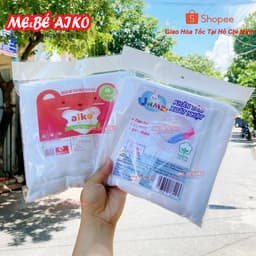 Khăn Xô, Khăn Tắm Em Bé Dày 4 lớp Xuất Nhật - AIKO/UNMEI - BỊCH 1 khăn/túi - Dùng Quấn, Lau Mình Cho Bé 1