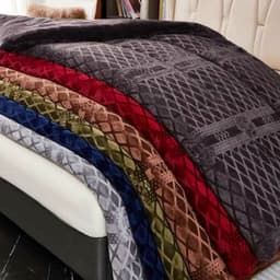 Chăn Lông Thỏ Coco - Chăn Đắp Đại Hàn Nhập Khẩu Chính Hãng Kích Thước 2mx2m3 nhà miu bedding 3