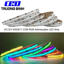 VÒNG LED COB FULL MÀU ARGB NEOPIXEL WS2812B 5V DIY MẮT THIÊN THẦN CHO XE Ô TÔ MÔTÔ LED LOA NGHE NHẠC 8