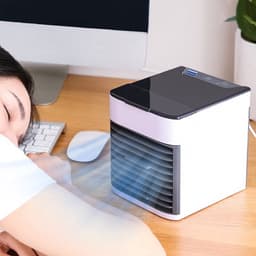 Quạt Điều Hòa Mini Z6E Hơi Nước Tạo Ẩm Làm Mát Không Khí Để Bàn Nhỏ Gọn 6