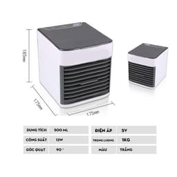 Quạt Điều Hòa Mini Z6E Hơi Nước Tạo Ẩm Làm Mát Không Khí Để Bàn Nhỏ Gọn 2