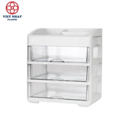 Tủ Đựng Mỹ Phẩm Để Bàn Việt Nhật 3636, Kệ Mỹ Phẩm 4 Tầng - DOMUS 9