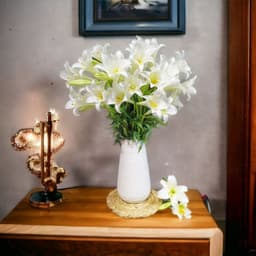 Lọ hoa mộc Bát Tràng, bình hoa decor, trang trí size  31cm, bình cắm cành tuyết mai, mơ mận, lọ cắm.hoa trắng 7