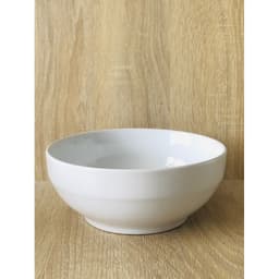 Tô phở , bát canh bằng sứ màu trắng có ngấn 18cm Bát sứ đựng cơm canh 4