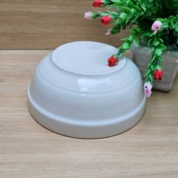 Tô phở , bát canh bằng sứ màu trắng có ngấn 18cm Bát sứ đựng cơm canh 5