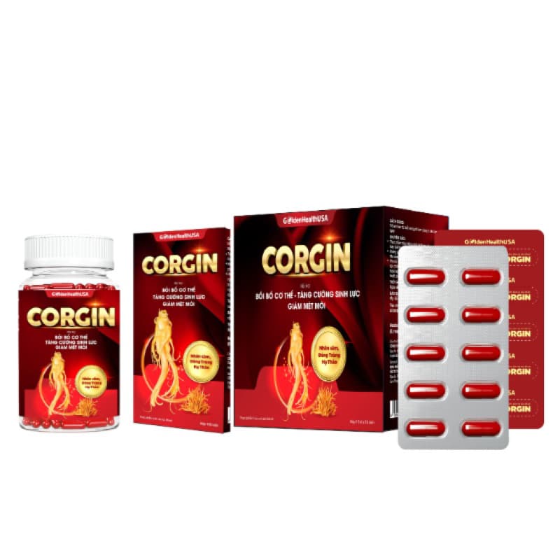 HỔ TRỢ BỒI BỔ CƠ THỂ-TĂNG CƯỜNG SINH LỰC-GIẢM MỆT MỎI - CORGIN