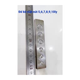 Cây đóng nút đinh tán Rivet size 6mm, 9mm Bằng thép trắng 4