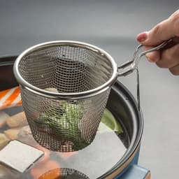Giỏ Lưới Nhúng Lẩu, Mì CÓ MÓC GÀY  Vớt Đồ Chiên Vớt Ráo Dầu Mỡ 6