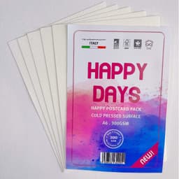 Giấy Vẽ Happy | Giấy Vẽ Màu Nước, Màu Bột, Marker, Chì, Sáp, Nhiều Định Lượng 110/200/220/250/300GSM 9