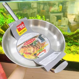 Chảo Inox 304 3 Đáy - Chảo đáy từ inox TICOOK dùng mọi loại bếp 5