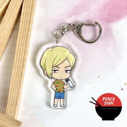 (mua 1 tặng 1) ( NGHỈ MÁT ) Móc khóa JUJUTSU KAISEN Chú Thuật Hồi Chiến anime chibi mica trong acrylic xinh xắn 6