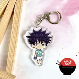 (mua 1 tặng 1) ( NGHỈ MÁT ) Móc khóa JUJUTSU KAISEN Chú Thuật Hồi Chiến anime chibi mica trong acrylic xinh xắn 8